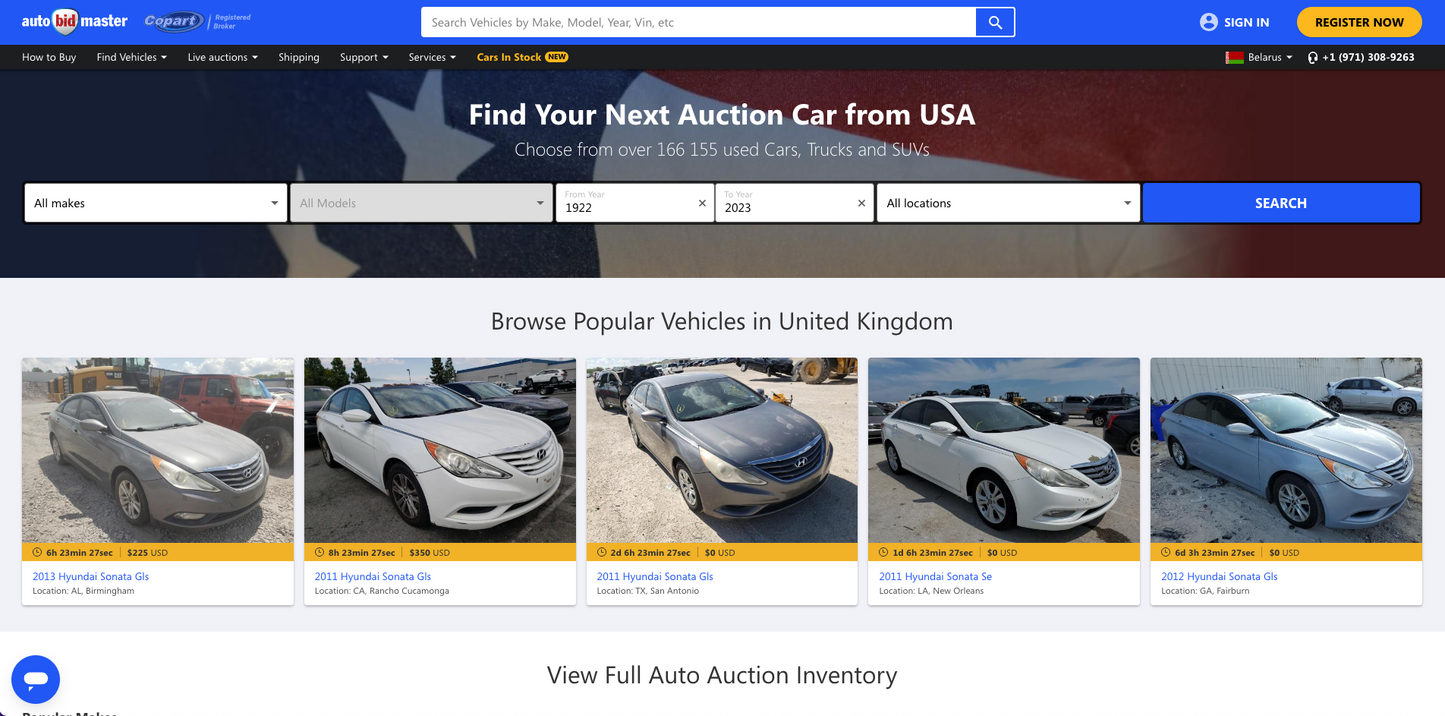 AutoBidMaster Homepage - VINcut