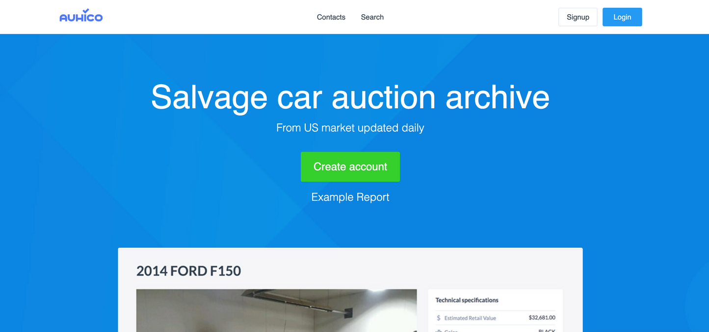 Auhico.com Homepage - VINcut