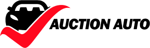 AuctionAuto.uz Red and Black Logo - VINcut