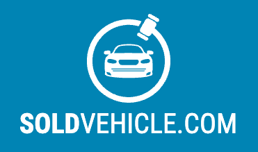 SOLDVEHICLE.COM Blue and White Logo - VINcut